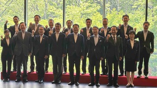 知事集合写真