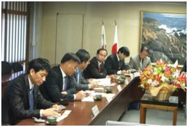 韓国木造建築協会の皆様が県庁を訪問