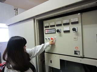 放流前点検（非常用発電機）