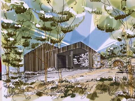 醸造施設スケッチ