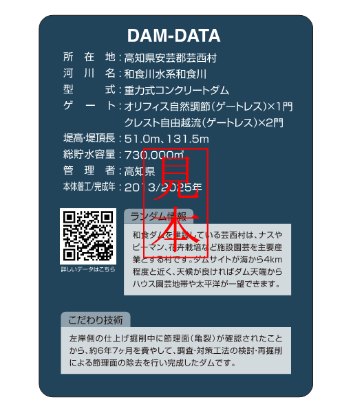 ダムカード(Ver.6.0)裏