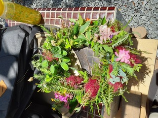 草花リース