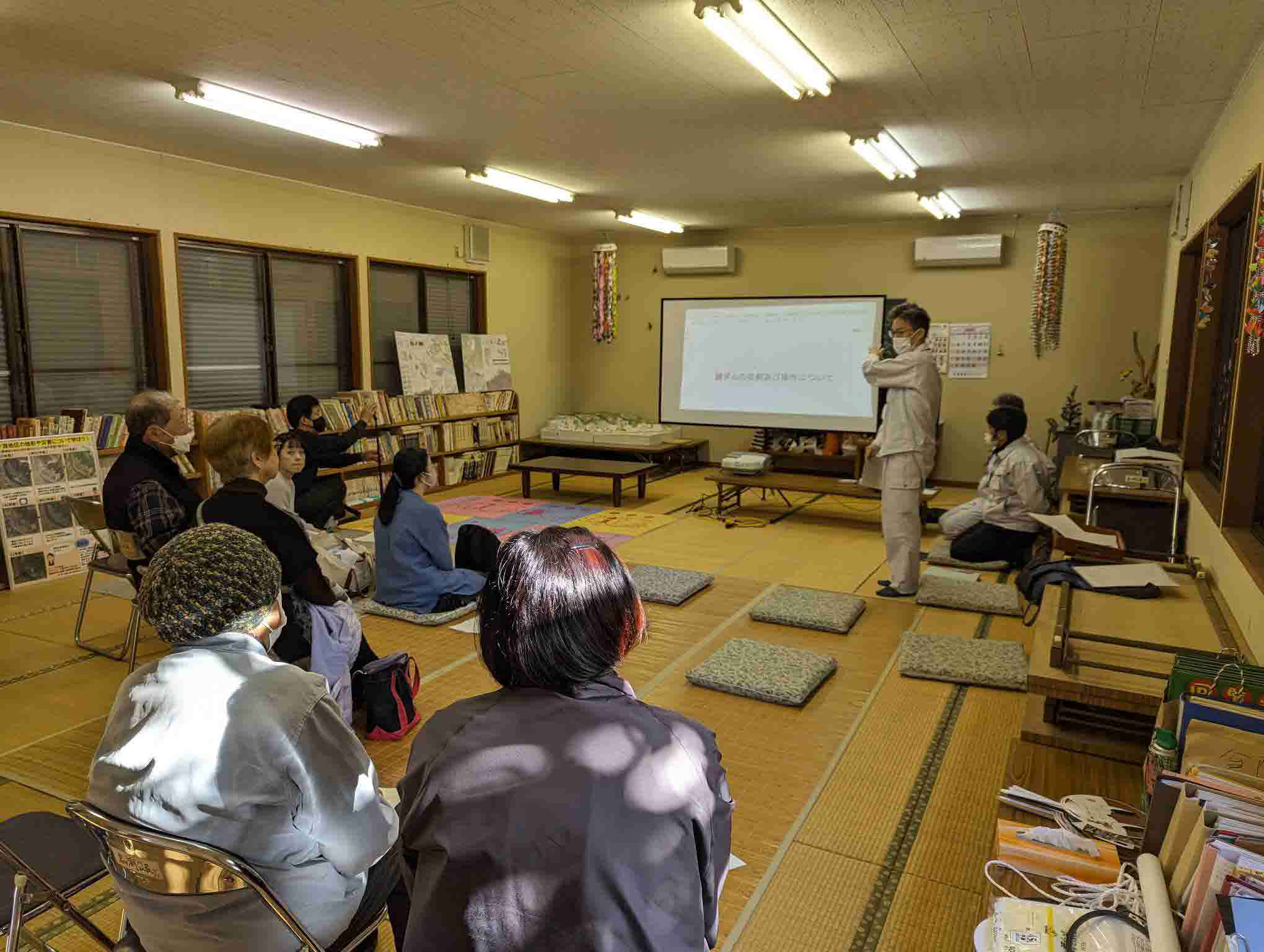 出前講座のようす（岩ヶ淵地区）