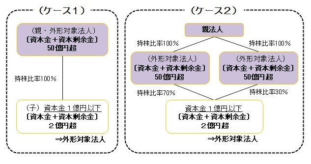 100%子法人 100%子法人