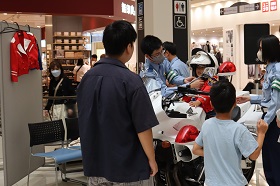 【白バイ乗車体験】