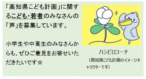 ご意見の募集