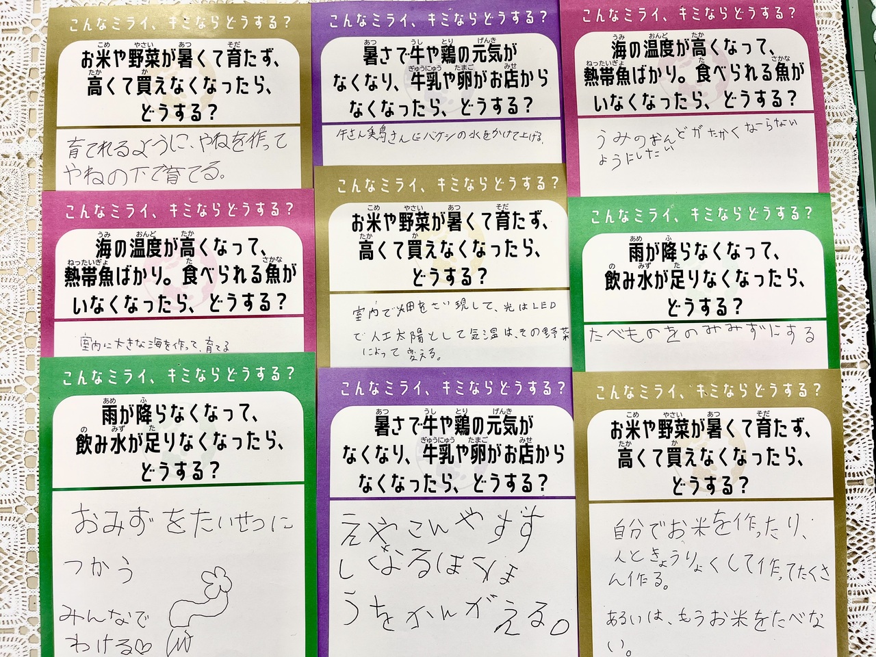 子ども達の答え