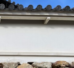 土佐漆喰HP掲載用写真（高知城城壁）