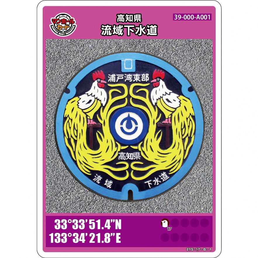 マンホールカード香南市C 初期ロット001 美術品・アンティーク・コレクション