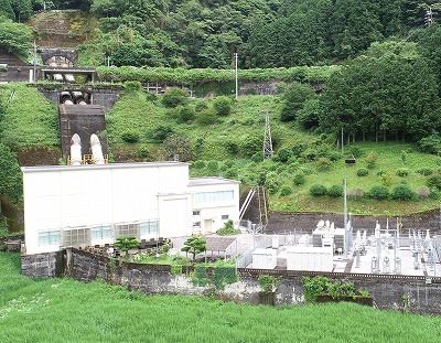 永瀬発電所全景