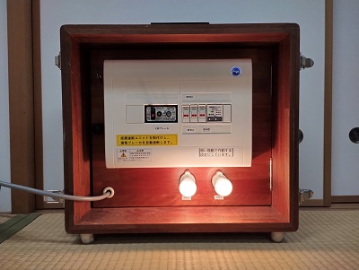 感震ブレーカーデモ機 分電盤タイプ