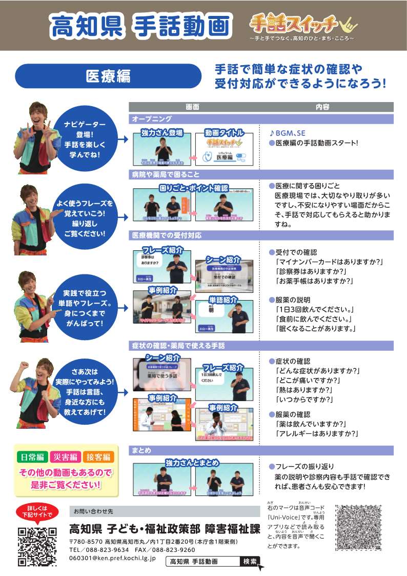 手話スイッチA4チラシ_医療編
