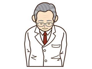 白衣の男性