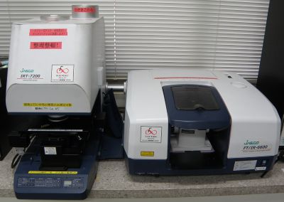 日本分光 FT/IR-6600およびIRT-7200
